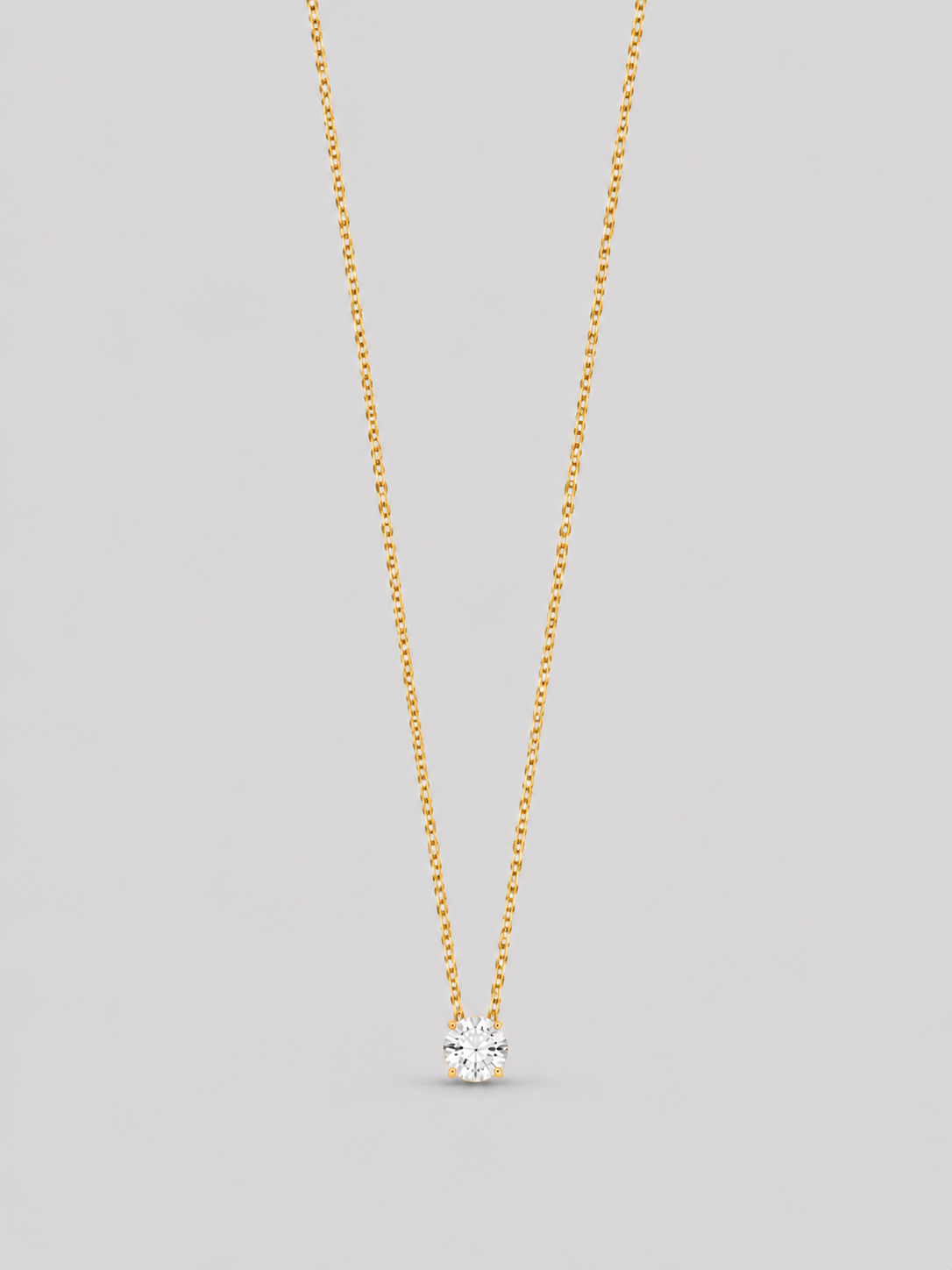Solitaire Spark Necklace