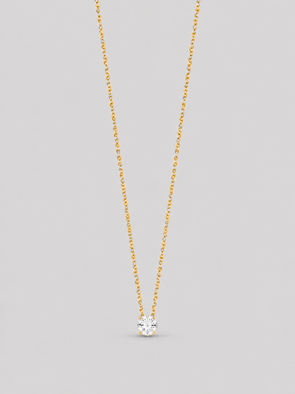 Solitaire Spark Necklace