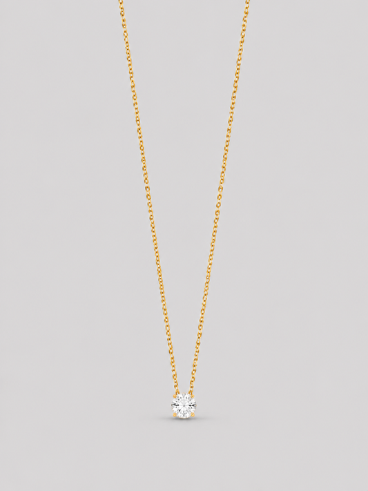 Solitaire Spark Necklace