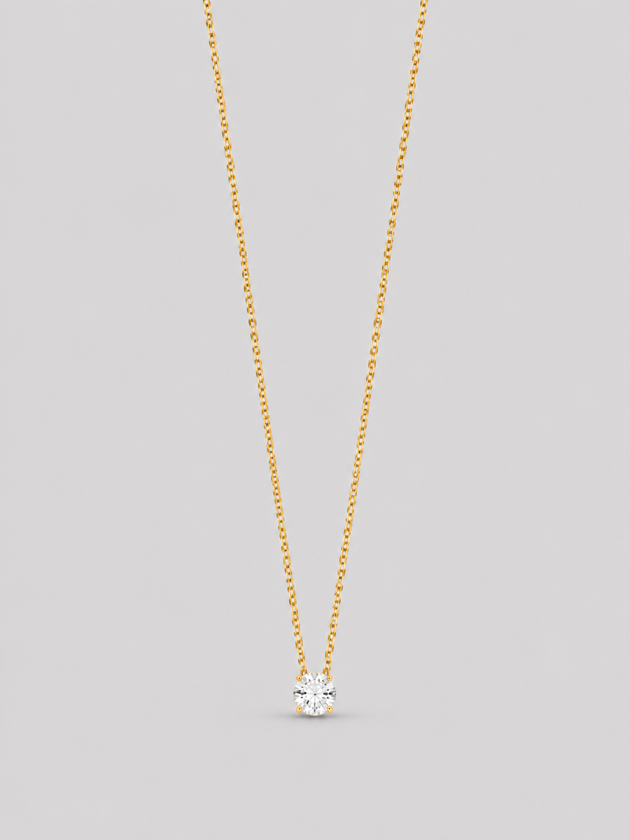 Solitaire Spark Necklace