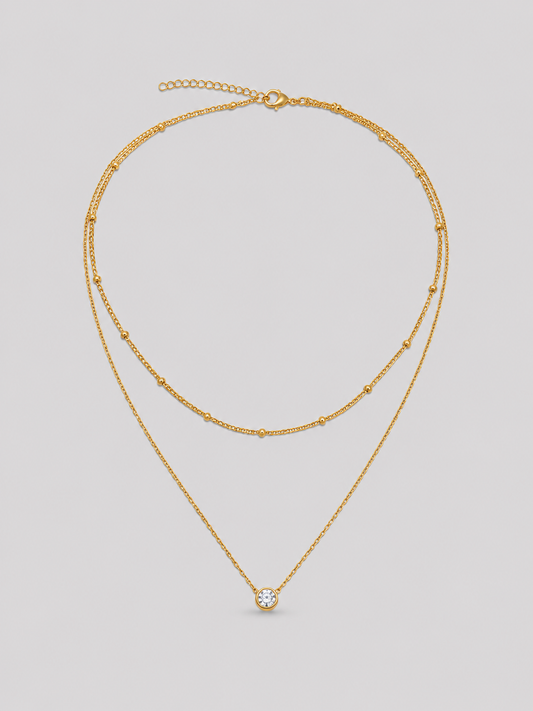 Diamond Layer Necklace
