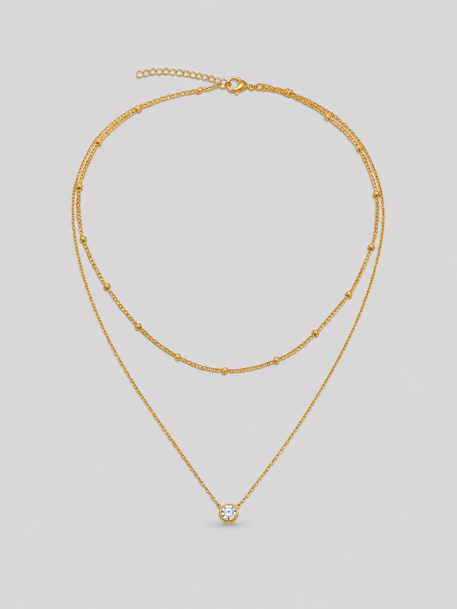 Diamond Layer Necklace
