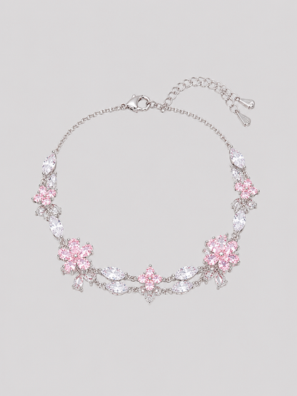 Sakura Crystal Necklace