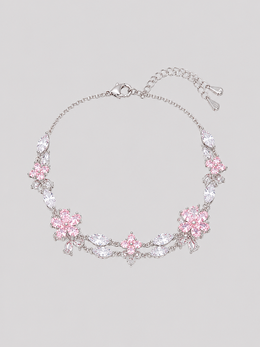 Sakura Crystal Necklace