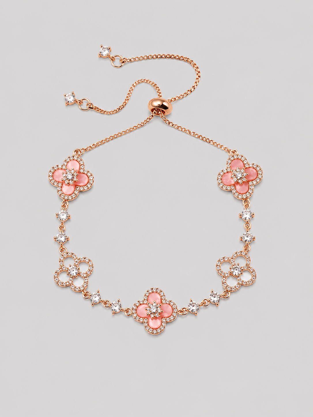 Sakura Clover Bracelet