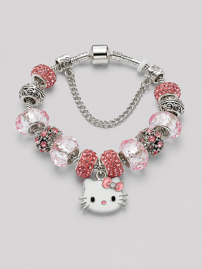 Pink Kitty Bracelet