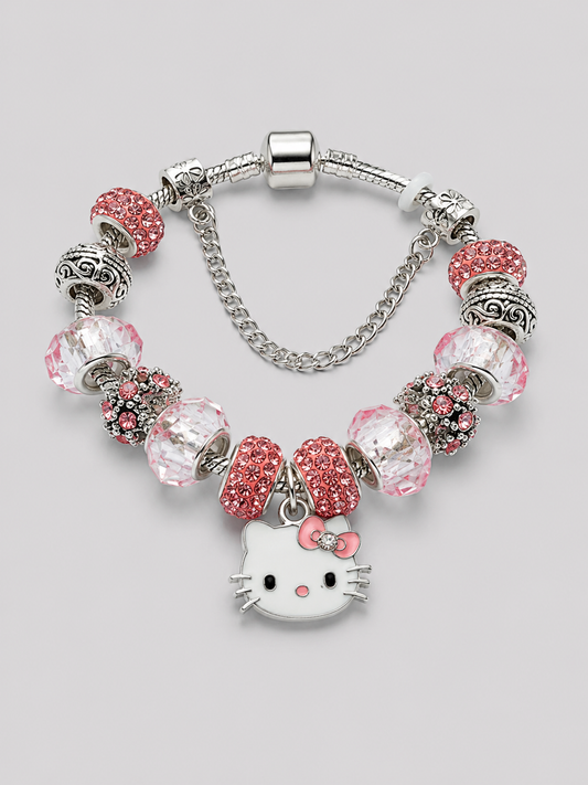 Pink Kitty Bracelet