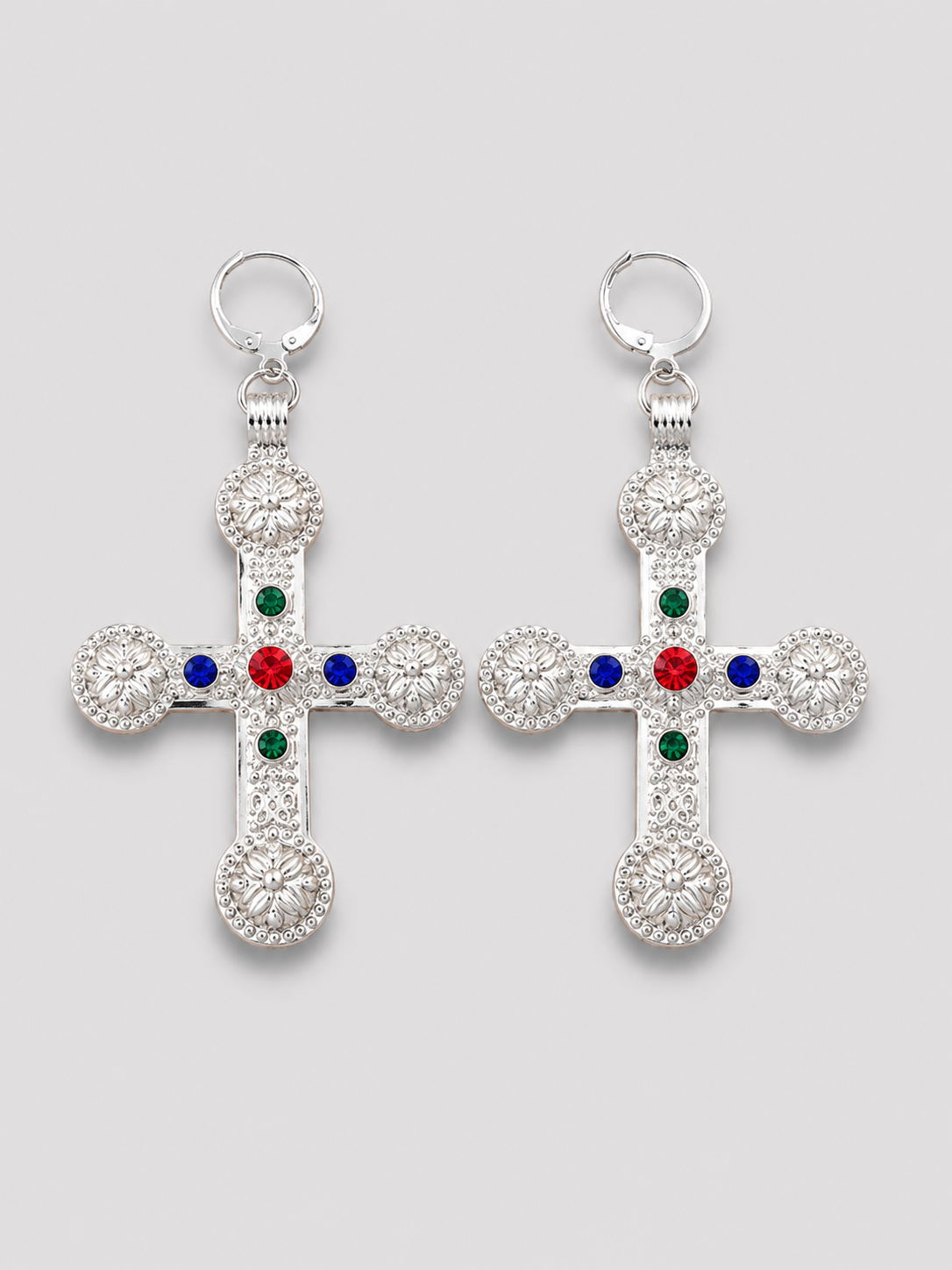 Trinity Cross Earrings