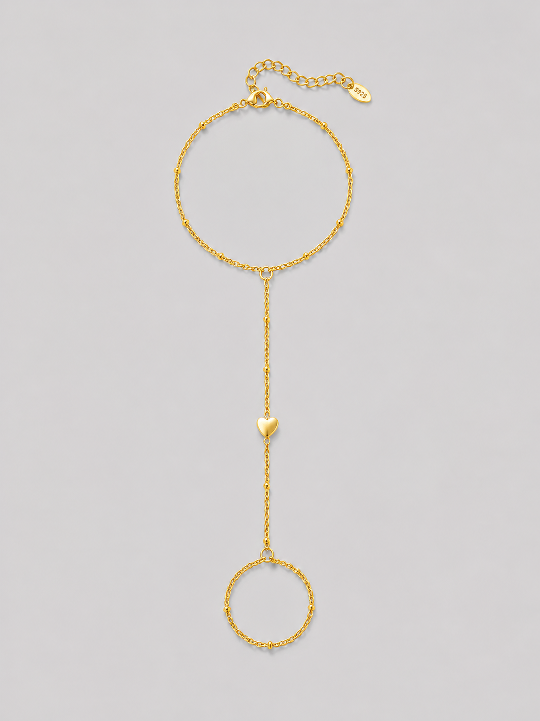 Golden Heart Handchain