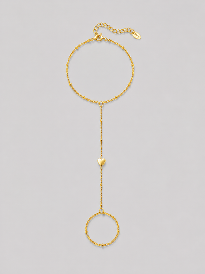 Golden Heart Handchain