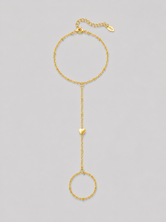 Golden Heart Handchain