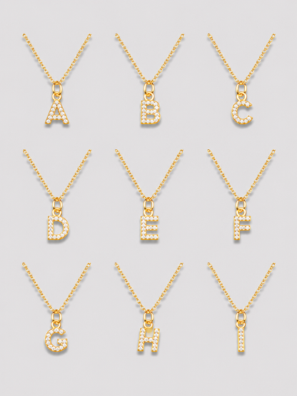 Initial Glow Necklace