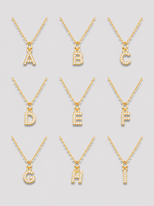 Initial Glow Necklace