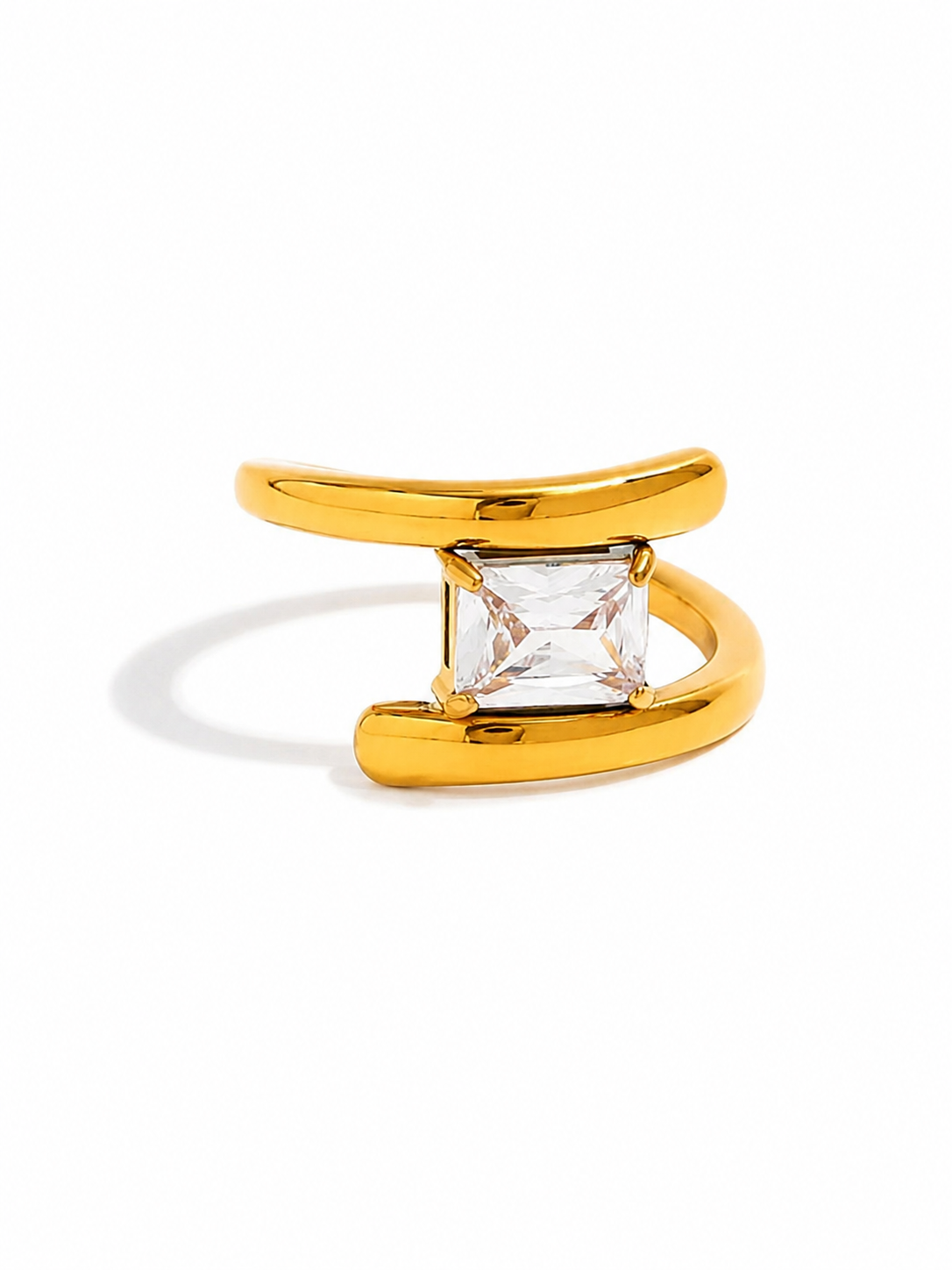 Moonbeam Crystal Ring