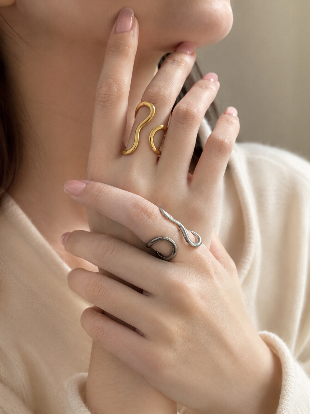 Aurelia Wave Ring