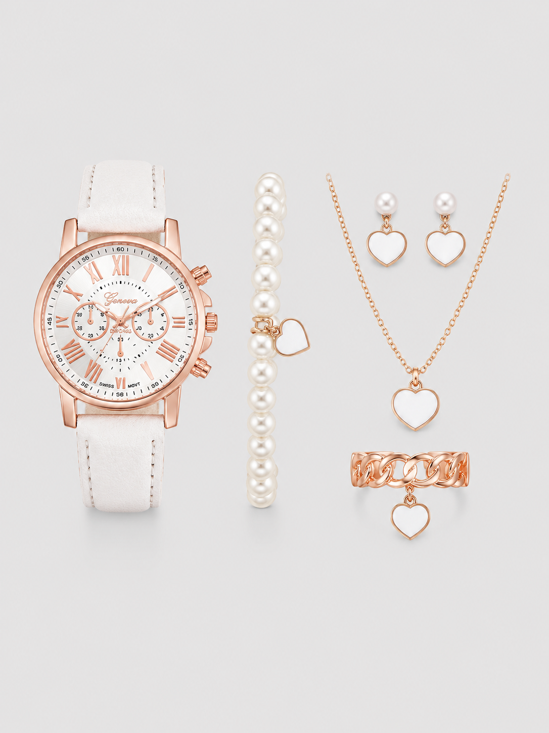 Pearl Heart Elegance Set