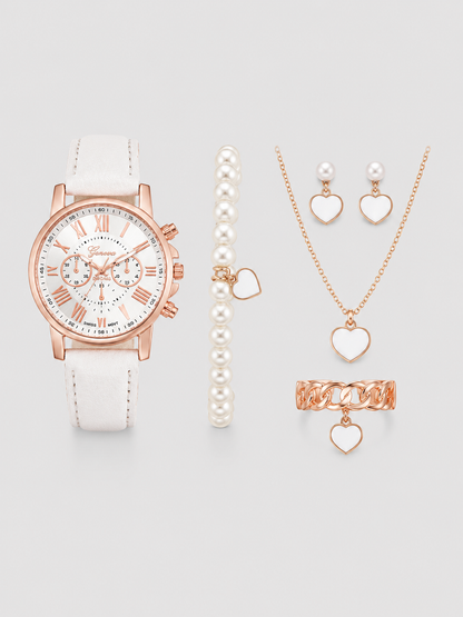 Pearl Heart Elegance Set