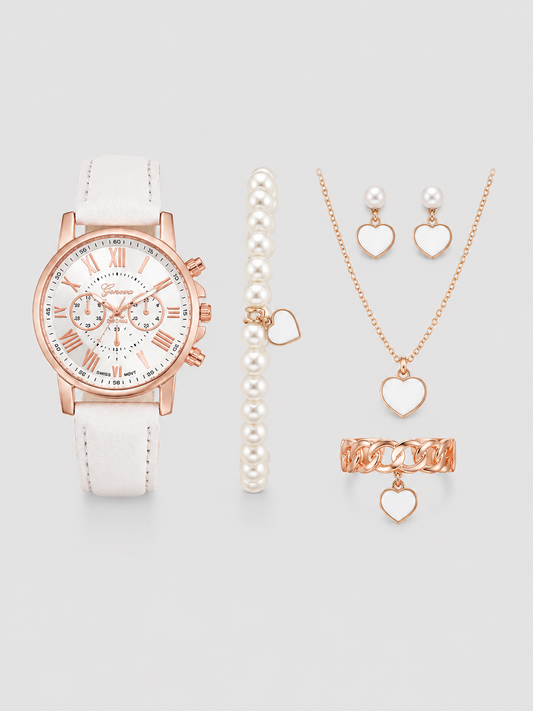 Pearl Heart Elegance Set