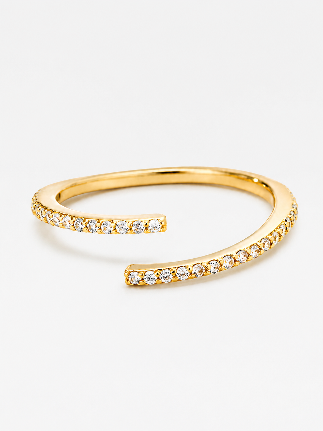 Crystal Open Ring