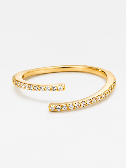 Crystal Open Ring