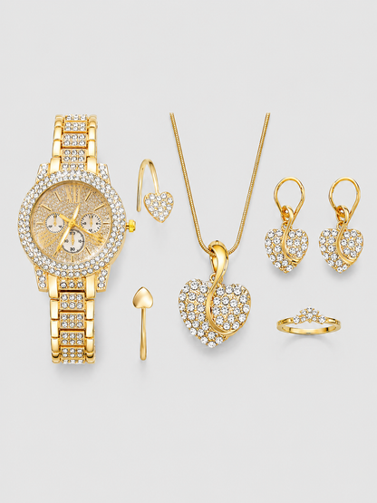 Royal Crystal Heart Set