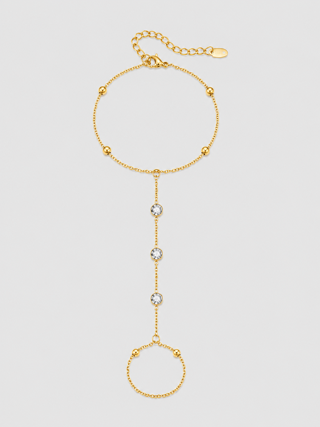 Golden Heart Handchain