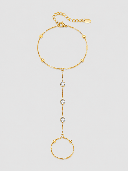 Golden Heart Handchain