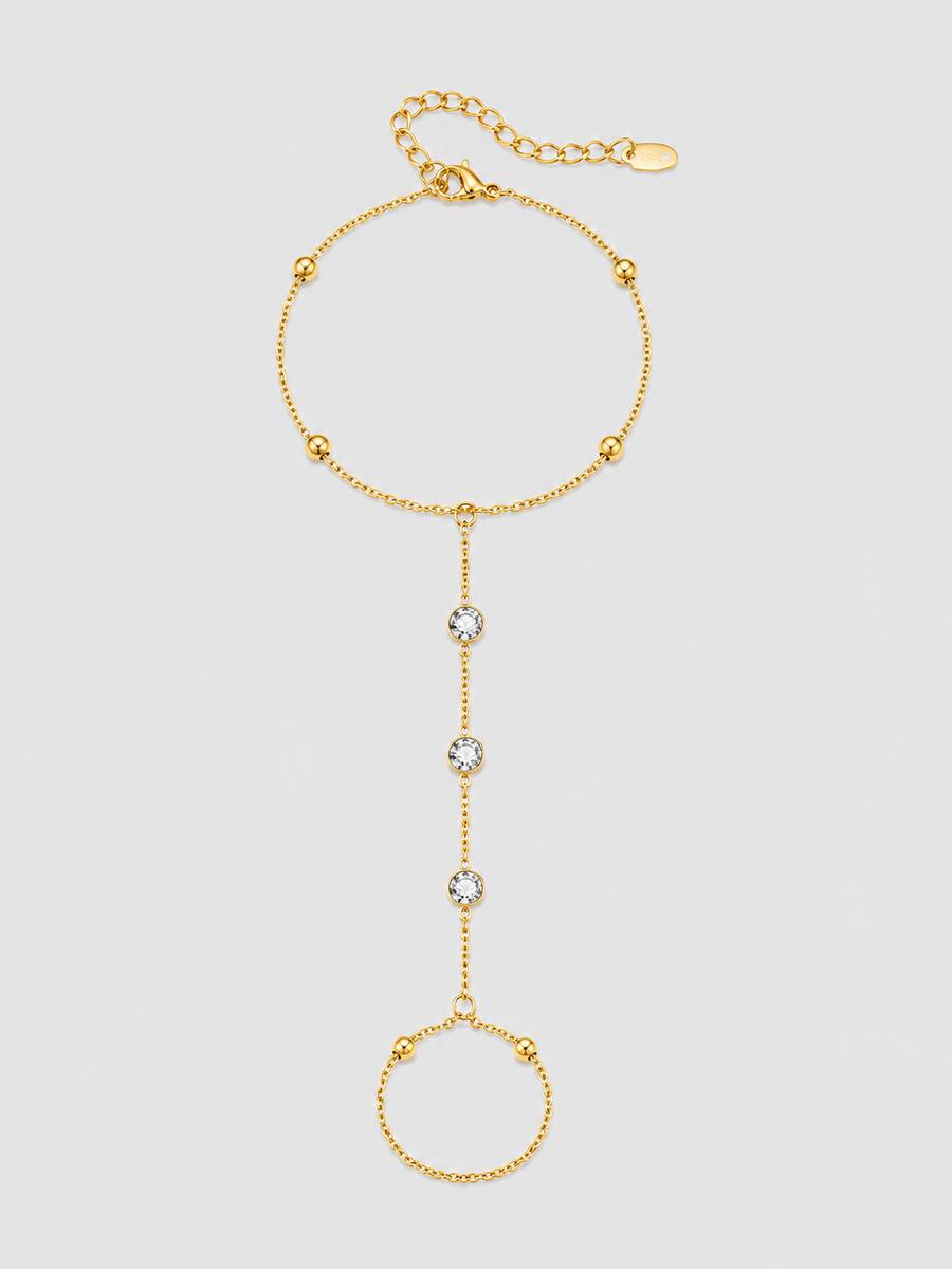 Golden Heart Handchain