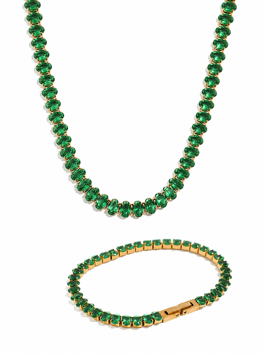 Daisy Emerald Set