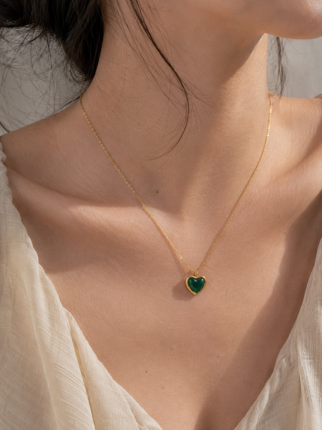Lyra Heart Necklace
