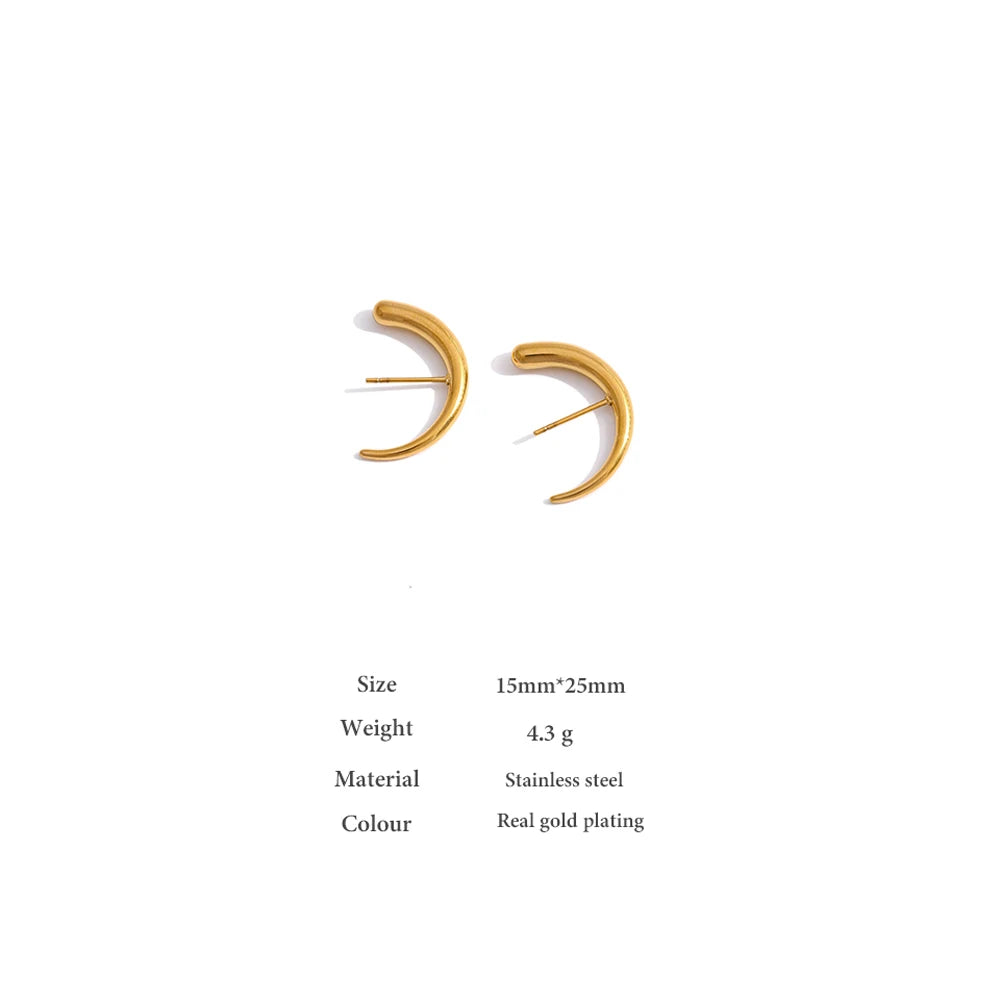 Celora Crescent Earrings