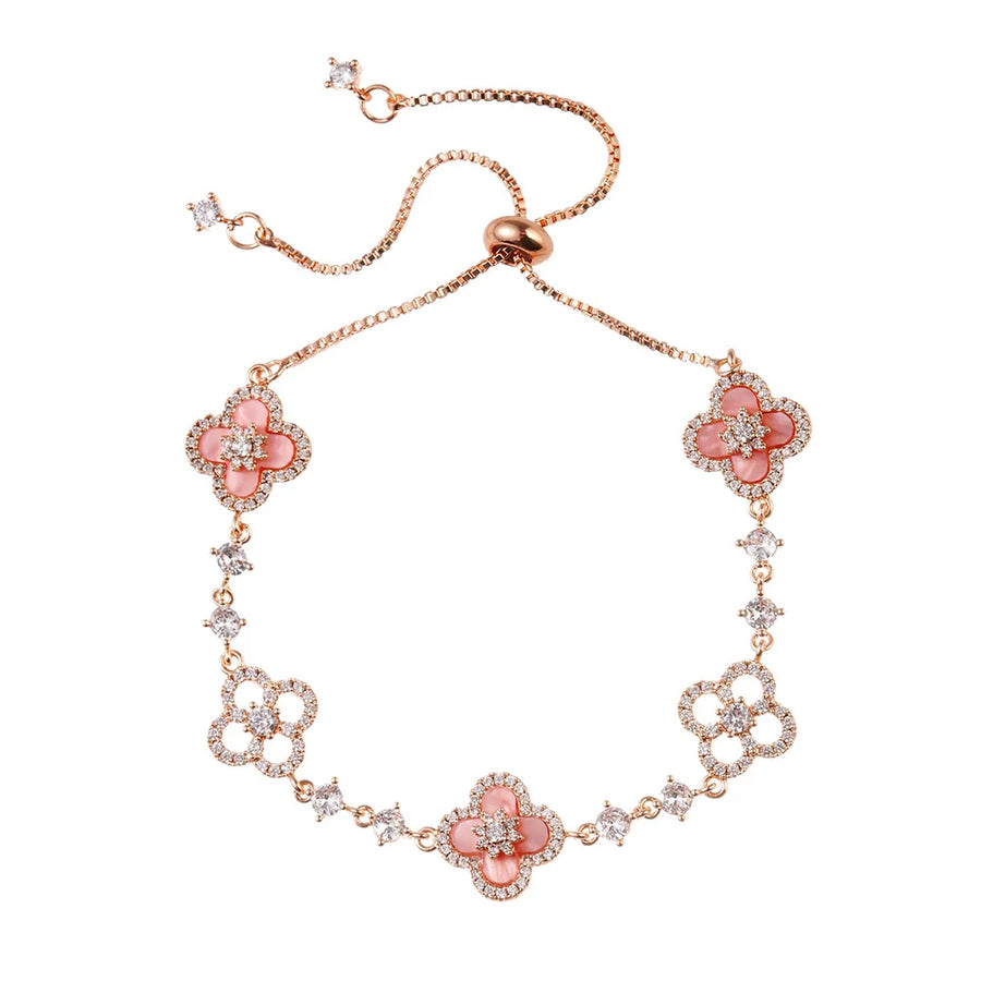 Sakura Clover Bracelet