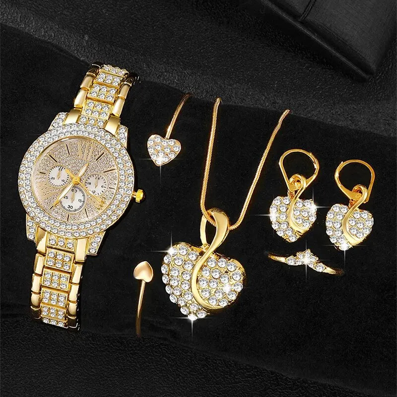 Royal Crystal Heart Set