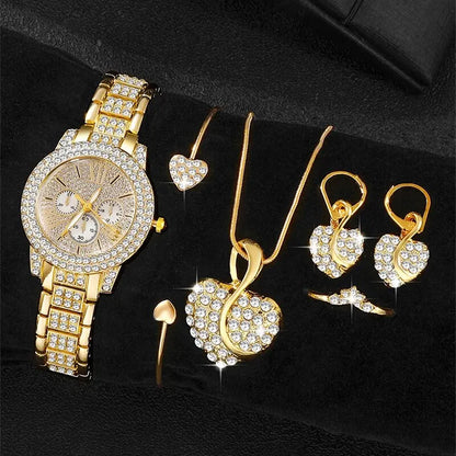 Royal Crystal Heart Set