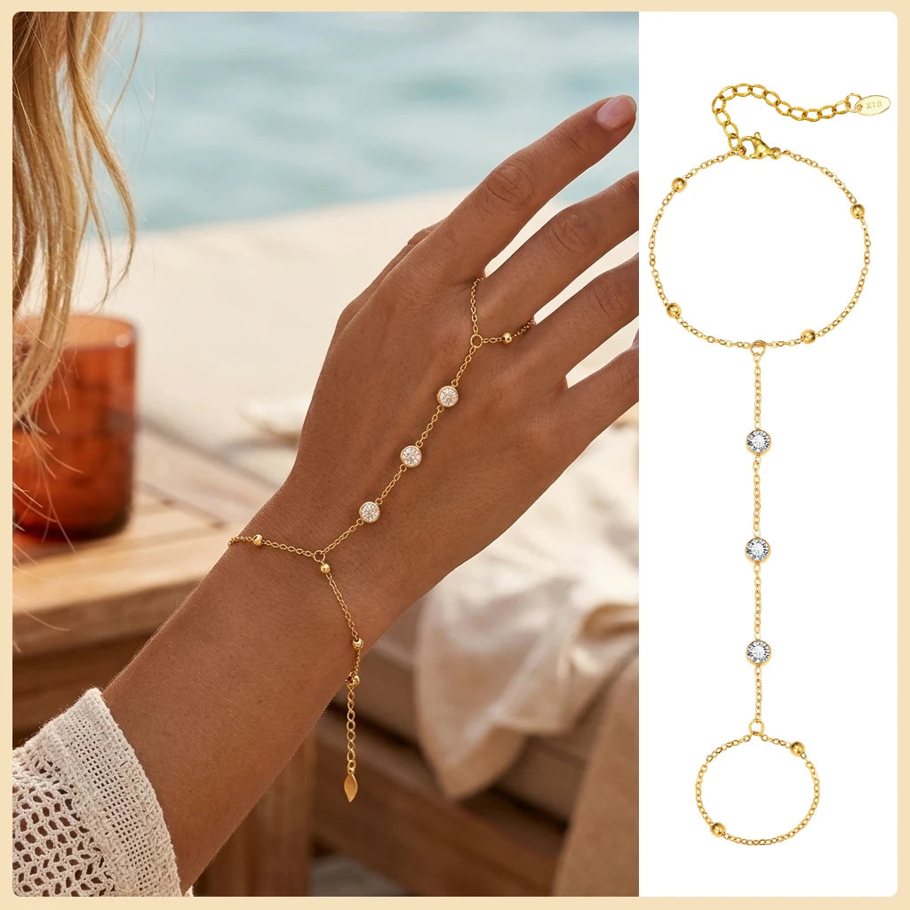 Golden Heart Handchain