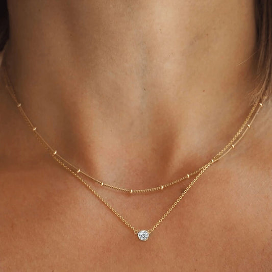 Diamond Layer Necklace