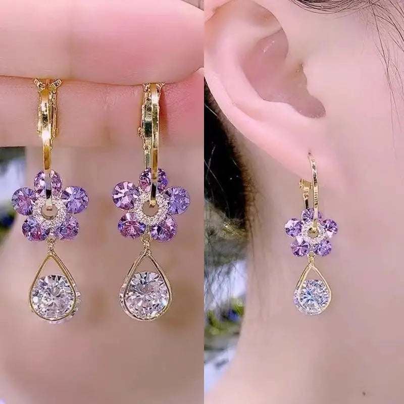 Emerald Butterfly Earrings