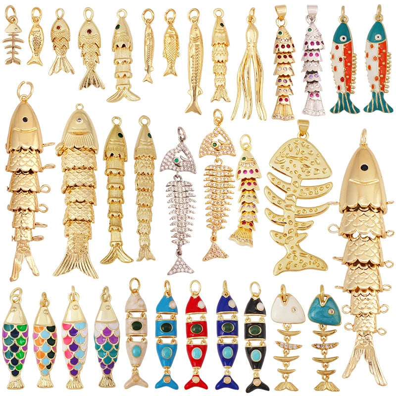 Golden Fish Charm