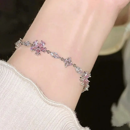 Sakura Crystal Necklace
