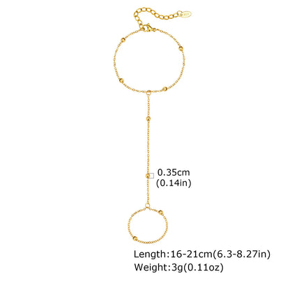 Golden Heart Handchain