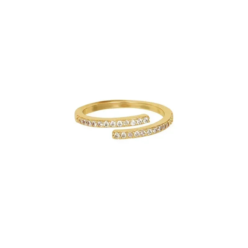 Crystal Open Ring
