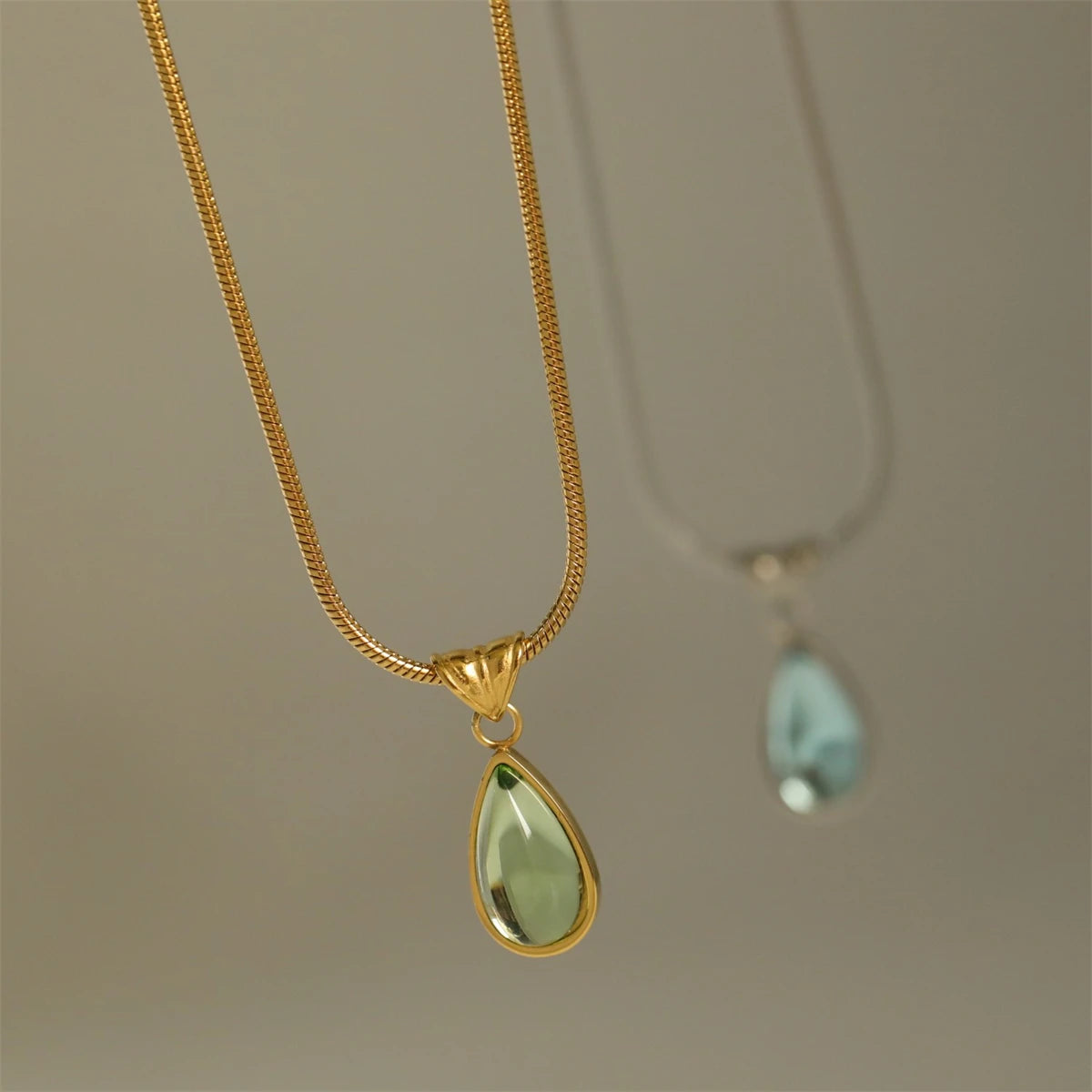 Emerald Drop Necklace