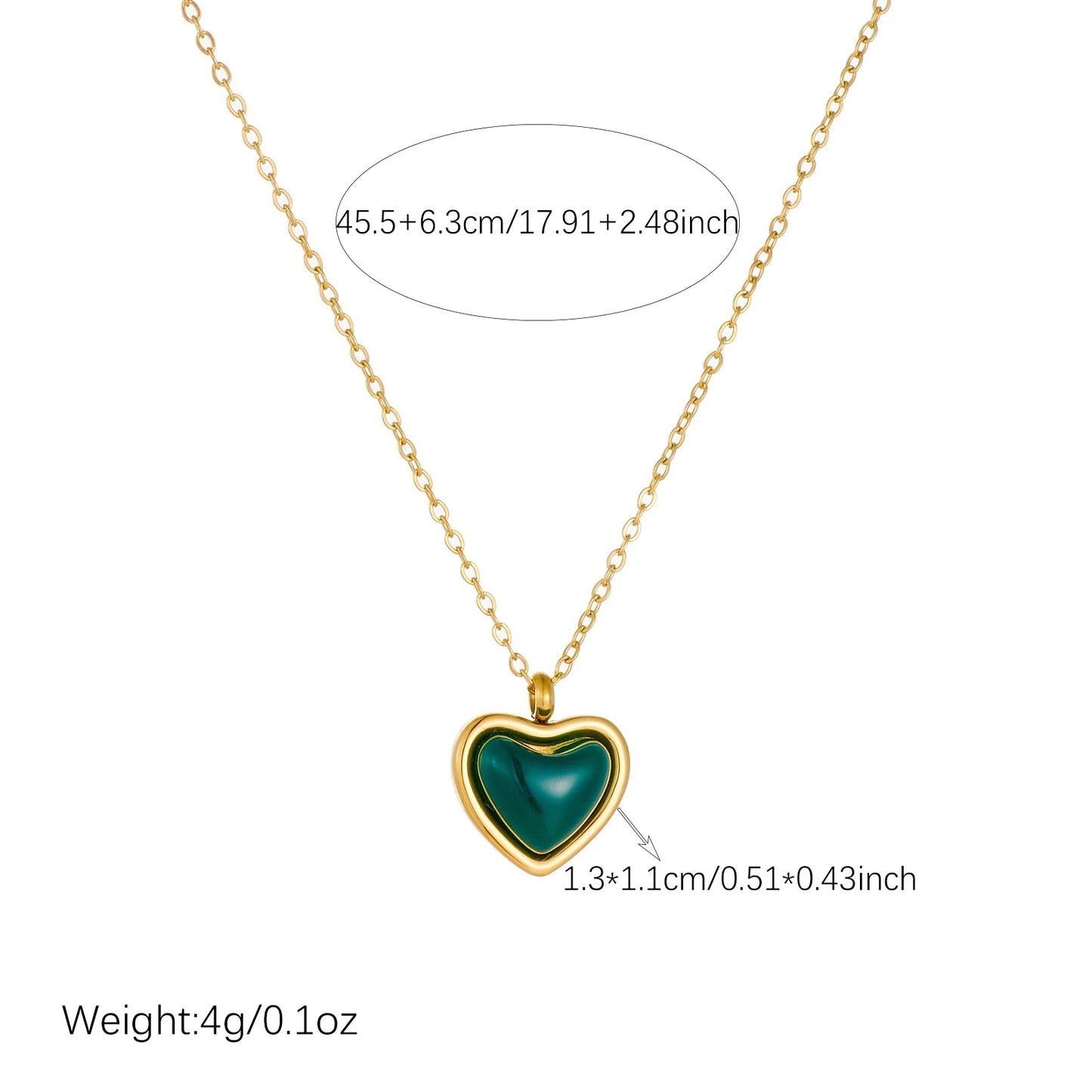 Lyra Heart Necklace