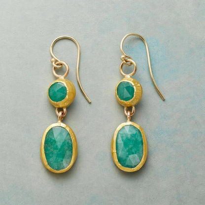 Violet Marble Earrings