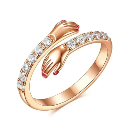 Bow Crystal Ring