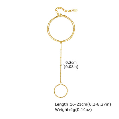 Golden Heart Handchain