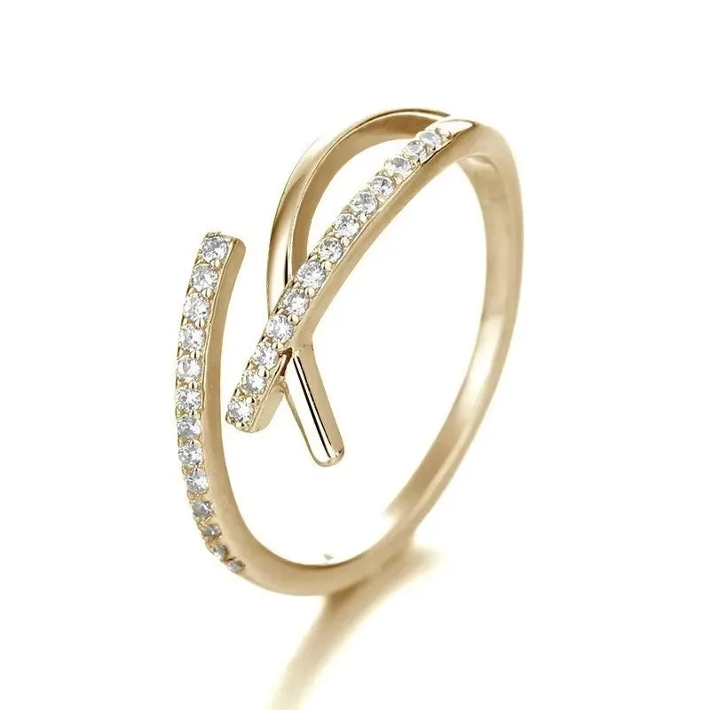 Crystal Open Ring