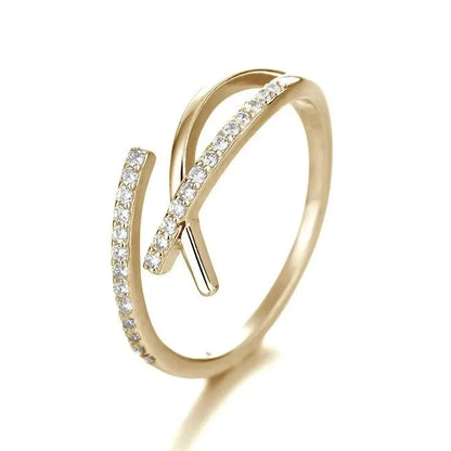 Crystal Open Ring