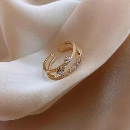 Floral Open Ring
