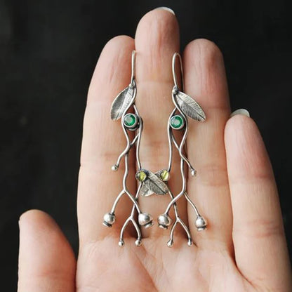 Violet Marble Earrings